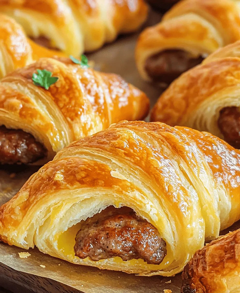 Breakfast is often hailed as the most important meal of the day, and for good reason. It sets the tone for your energy levels, mood, and productivity throughout the morning. As our lifestyles become increasingly busy, the demand for quick yet satisfying breakfast options has surged. Enter the Breakfast Sausage Crescent Rolls—a delightful fusion of savory sausage and creamy cheese wrapped in flaky crescent roll dough. This recipe not only satisfies the morning hunger pangs but also brings a touch of comfort and indulgence to your breakfast table.