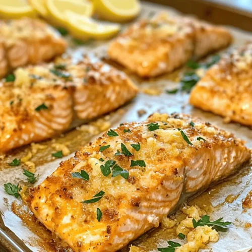 If you’re looking for a meal that’s both quick to prepare and bursting with flavor, look no further than Baked Garlic Parmesan Salmon. This delightful dish combines the rich, buttery taste of salmon with the aromatic punch of garlic and the savory depth of Parmesan cheese, making it a favorite for both novice and experienced home cooks. Beyond its incredible taste, this recipe embodies the essence of healthy eating, offering a multitude of nutritional benefits that make salmon a staple in many households.