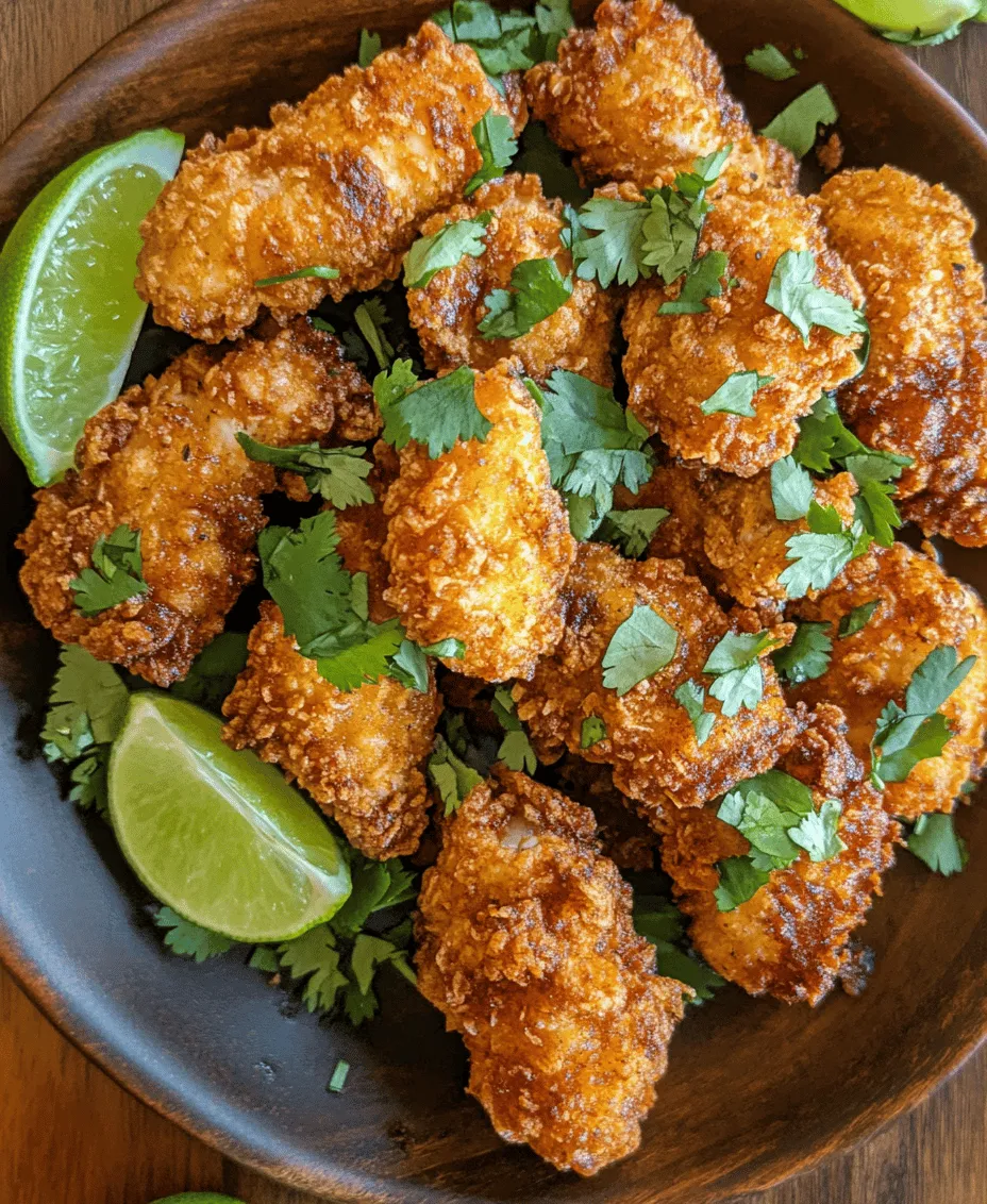 Discover the irresistible flavors of Chipotle Popcorn Chicken, a dish that transforms ordinary chicken into a spicy and crunchy delight. This recipe is not just a meal; it's an experience that brings together the best of both worlds: the comfort of tender chicken and the excitement of zesty spices. Perfect for game days, family gatherings, or just a cozy night in, Chipotle Popcorn Chicken offers a harmonious blend of smoky spices and crispy textures that will leave your taste buds dancing.