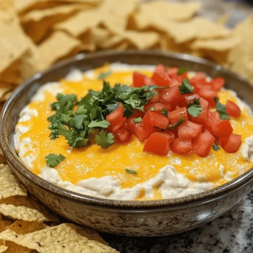 To appreciate the Cheesy Fiesta Dip fully, it’s essential to understand the key ingredients that contribute to its incredible taste and texture. Each component plays a vital role, ensuring that every bite is a tantalizing experience.