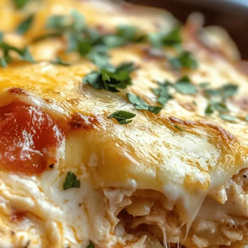 The Cheesy Chicken Spaghetti Casserole is more than just a dish; it's a comforting hug on a plate that brings families together at the dinner table. This beloved casserole is a perfect blend of flavors and textures, making it an ideal choice for busy weeknights or a cozy gathering with friends. Its appeal lies in the simplicity of preparation, the hearty ingredients that satisfy even the hungriest of appetites, and the deliciously comforting flavors that leave everyone asking for seconds.