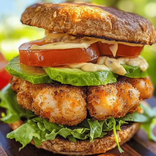 Dive into the vibrant flavors of the tropics with our Tropical Shrimp Burger Delight recipe. This dish combines fresh, succulent shrimp with a medley of zesty ingredients to create a burger that is both satisfying and refreshing. Perfect for summer barbecues or weeknight dinners, these shrimp burgers offer a delightful twist on traditional beef patties, bringing a taste of the ocean to your dinner table. The combination of savory shrimp and zesty seasonings creates a flavor explosion that transports your taste buds to a beachside paradise.