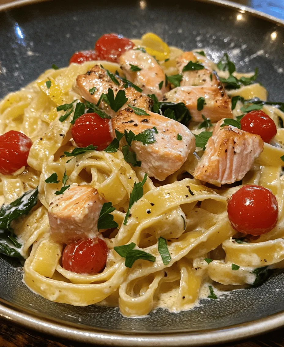 To create the perfect Creamy Garlic Lemon Salmon Pasta, understanding the role of each ingredient is essential. Here’s a closer look at the components that make this dish shine: