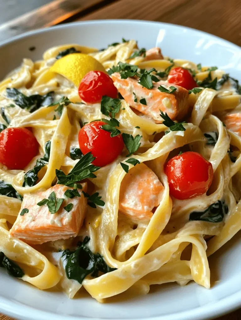 To create the perfect Creamy Garlic Lemon Salmon Pasta, understanding the role of each ingredient is essential. Here’s a closer look at the components that make this dish shine: