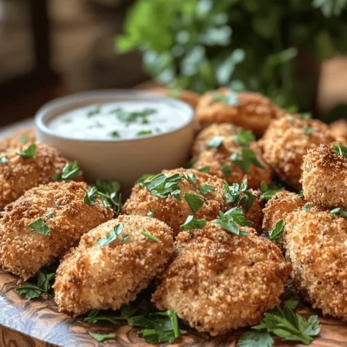 Delve into the world of comfort food with this Crispy Baked Fried Chicken recipe. This dish combines the delightful crunch of traditional fried chicken with the health-conscious approach of baking, making it a perfect option for family dinners, gatherings, or weeknight meals. Imagine juicy, tender chicken enveloped in a perfectly seasoned, crispy coating that satisfies your cravings without the guilt of deep frying. With this recipe, you can enjoy all the flavors you love about fried chicken while keeping it lighter and healthier.