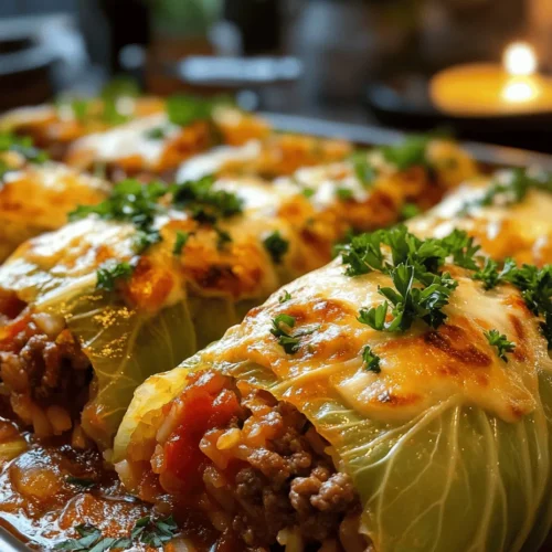 Lazy Cabbage Rolls, a delightful twist on a classic dish, are the epitome of comfort food. These hearty rolls capture the essence of traditional cabbage rolls, offering a warm, satisfying meal that is perfect for busy weeknights or family gatherings. Unlike their rolled counterparts, Lazy Cabbage Rolls simplify the cooking process, making them an ideal choice for those who want a homemade meal without the fuss.