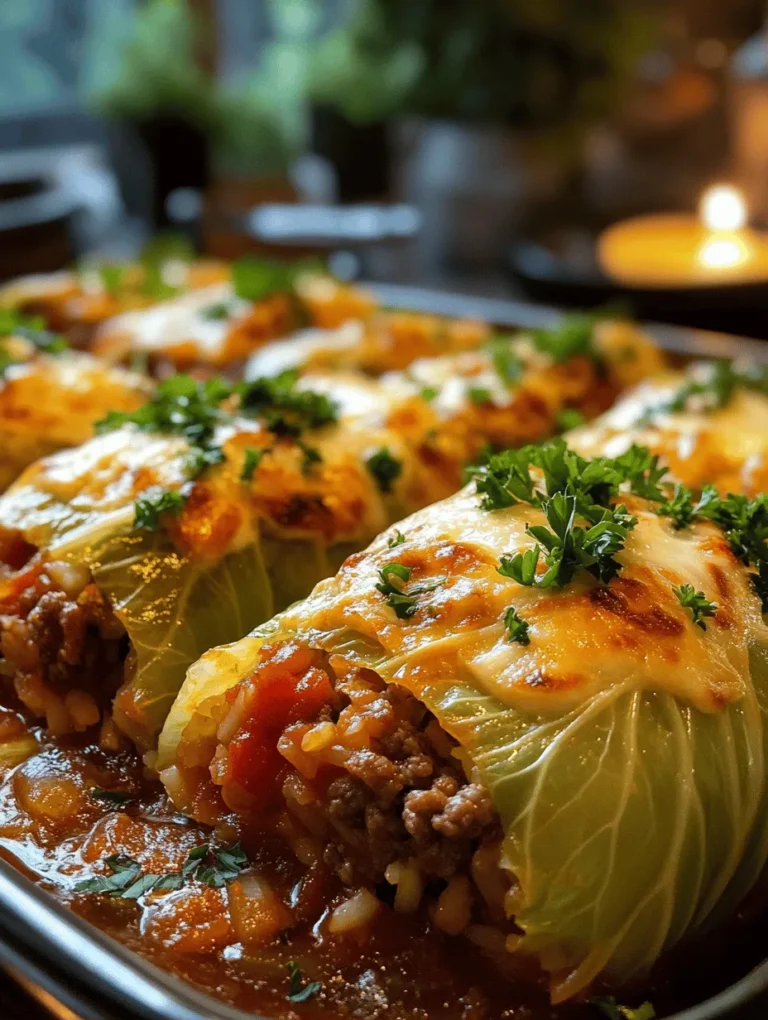 Lazy Cabbage Rolls, a delightful twist on a classic dish, are the epitome of comfort food. These hearty rolls capture the essence of traditional cabbage rolls, offering a warm, satisfying meal that is perfect for busy weeknights or family gatherings. Unlike their rolled counterparts, Lazy Cabbage Rolls simplify the cooking process, making them an ideal choice for those who want a homemade meal without the fuss.