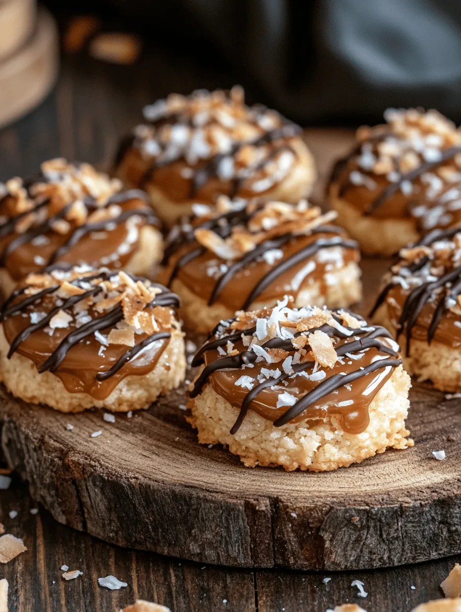 In the world of treats, few cookies can hold a candle to the beloved Samoas. These delightful confections, often found in the hands of cookie-loving enthusiasts during the Girl Scout cookie season, have captured hearts and taste buds alike. Homemade Samoas cookies are more than just a sweet indulgence; they represent a nostalgic journey back to simpler times, evoking memories of childhood and community. The combination of a buttery shortbread base, rich caramel, toasted coconut, and a luscious chocolate drizzle creates a symphony of flavors that is hard to resist.