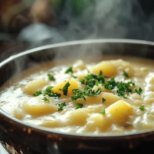 There’s something undeniably comforting about a warm bowl of creamy soup, especially during the colder months. Creamy soups have a unique ability to envelop you in warmth and satisfaction, making them a go-to choice for many home cooks looking to create nourishing meals. One standout recipe that embodies this comfort is the Creamy Potato-Cabbage Soup. This delightful dish not only warms the soul but also delights the palate with its rich flavors and hearty texture.