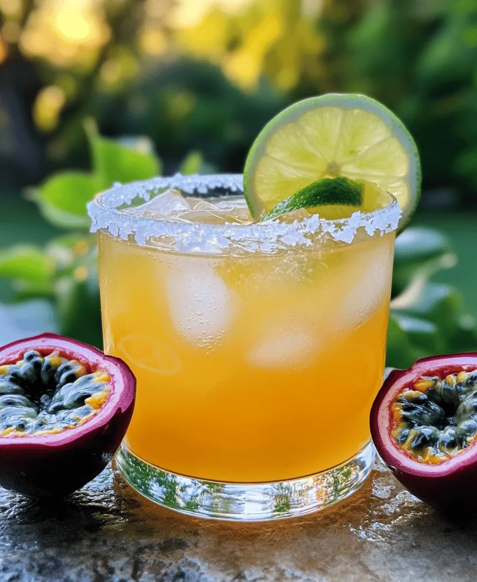 As summer approaches and social gatherings become more frequent, the trend of tropical cocktails is taking center stage. With their vibrant colors, refreshing flavors, and ability to transport us to sunny beaches, tropical cocktails have become a staple at backyard barbecues, pool parties, and festive celebrations. Among the plethora of enticing options, the Passion Fruit Margarita stands out as a unique and tantalizing concoction that captivates the senses. This cocktail not only boasts a refreshing taste but also presents a vibrant visual appeal that makes it a perfect choice for any occasion.