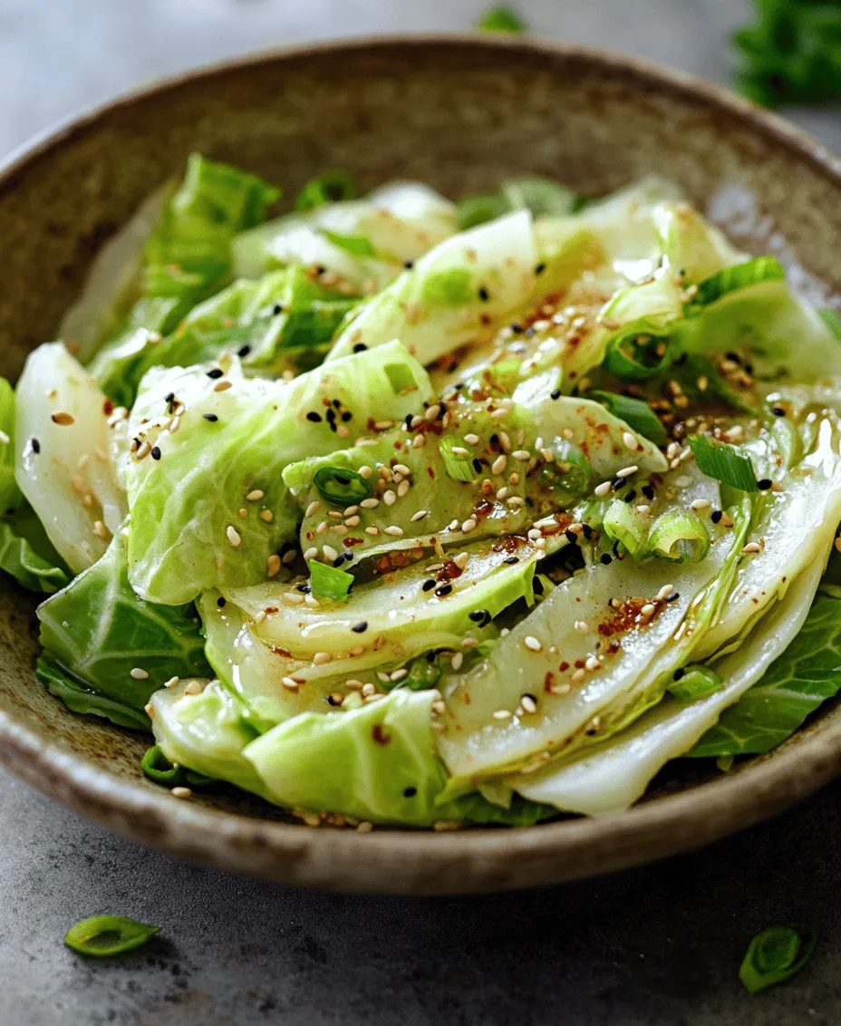 In the realm of quick and healthy recipes, the Crunchy 5-Minute Yamitsuki Cabbage stands out as a delightful and vibrant dish that captures the essence of freshness and flavor. This simple yet satisfying side dish is perfect for busy weeknights or a gathering with friends, serving as a great companion to various main courses. The combination of crisp Napa cabbage and a zesty dressing makes it a versatile addition to any meal.