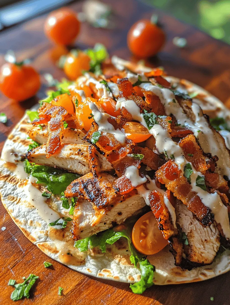 In the realm of quick and satisfying meals, the Crispy Bacon Ranch Chicken Wrap stands out as a favorite among food enthusiasts. This delightful dish combines savory flavors and satisfying textures, creating a culinary experience that delights the palate. Whether you're looking for a hearty lunch, a delicious dinner, or a quick snack, these wraps have you covered.