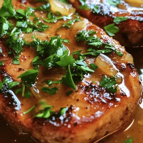 If you're on the hunt for a comforting, flavorful meal that can impress both family and friends, look no further than Mustardy Cider-Braised Pork Chops. This dish combines the robust flavors of pork with the sweet and tangy notes of apple cider, creating a harmonious blend that is both satisfying and delicious. The star of the show, the pork chop, absorbs the rich cider-based sauce, resulting in tender, juicy meat that practically melts in your mouth.