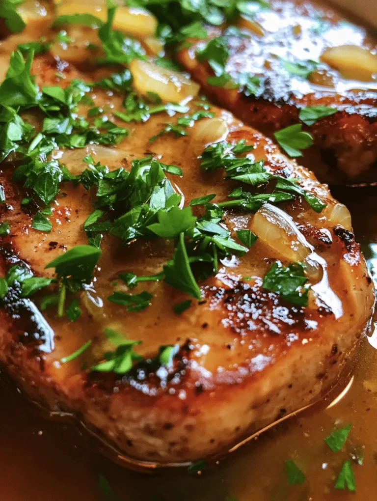 If you're on the hunt for a comforting, flavorful meal that can impress both family and friends, look no further than Mustardy Cider-Braised Pork Chops. This dish combines the robust flavors of pork with the sweet and tangy notes of apple cider, creating a harmonious blend that is both satisfying and delicious. The star of the show, the pork chop, absorbs the rich cider-based sauce, resulting in tender, juicy meat that practically melts in your mouth.