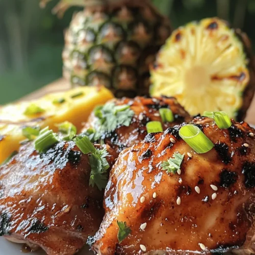 When the sun shines bright and the warm breeze beckons, there's nothing quite like firing up the grill for a delicious BBQ feast. Among the various options available, BBQ chicken thighs hold a special place in the hearts of grill enthusiasts. They offer a juicy, tender bite that is hard to resist. In this recipe, we elevate the classic BBQ chicken with a tropical twist—introducing Aloha BBQ Chicken Thighs. This dish combines succulent chicken thighs with a vibrant marinade featuring pineapple and an array of Asian-inspired ingredients, creating a flavor profile that is both unique and tantalizing.