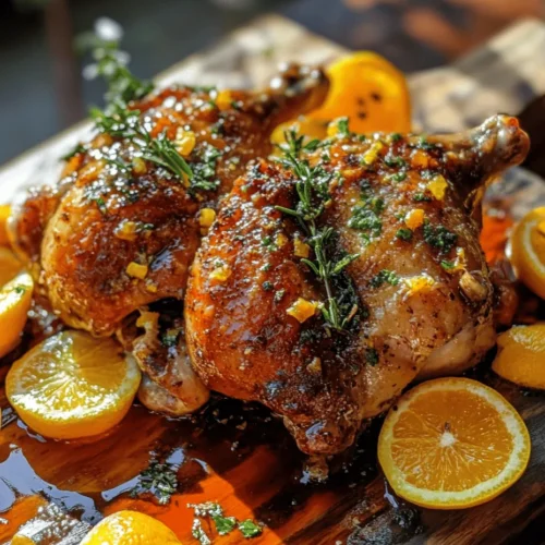 When it comes to standout dishes that combine simplicity with bold, vibrant flavors, Spiced Citrus Roasted Spatchcock Chicken deserves a top spot on your culinary roster. This dish captivates with its refreshing citrus notes, aromatic spices, and succulent meat, making it ideal for both casual family dinners and elegant gatherings. The method of spatchcocking—removing the backbone of the chicken to flatten it—allows for quicker cooking times and ensures that every bite is infused with flavor, leading to a perfectly crispy skin and juicy meat.