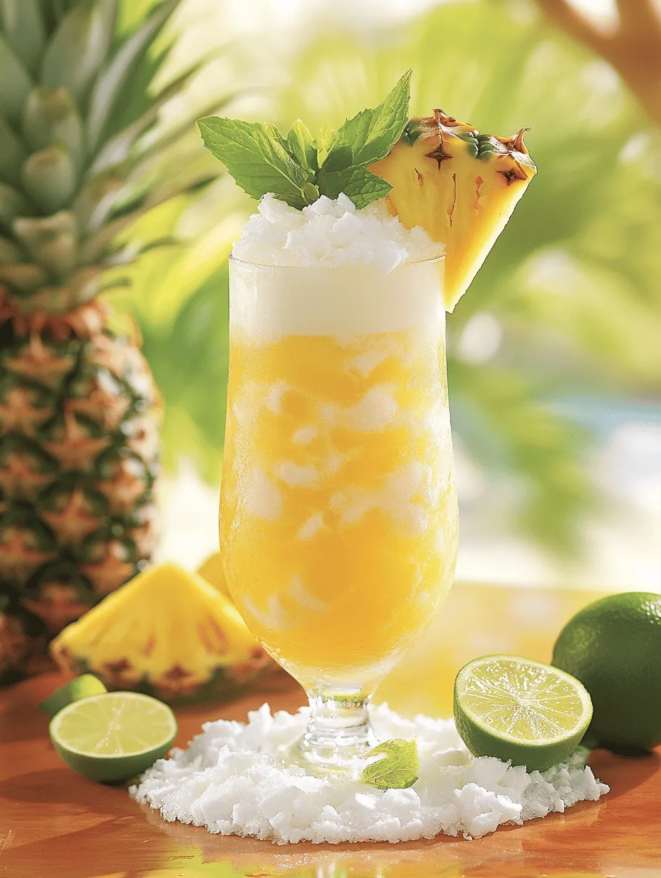 As the sun blazes high in the sky, nothing evokes summer more than a refreshing tropical drink. The allure of tropical beverages lies in their vibrant flavors and invigorating qualities, making them ideal companions for warm weather gatherings. Among the myriad of tropical concoctions, Snowy Pineapple Punch stands out as an exceptionally delightful option. This drink not only tantalizes the taste buds with its sweet, tropical essence but also adds a festive flair to any occasion.