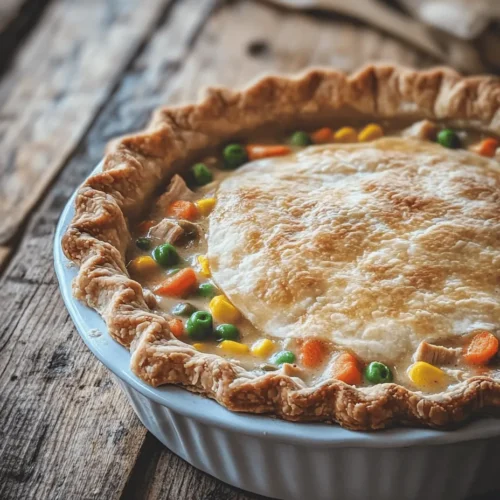 Chicken pot pie is a cherished comfort food that evokes feelings of warmth and nostalgia for many. This classic dish, with its flaky crust and hearty filling, has a way of bringing families together around the dinner table. The combination of tender chicken, vibrant vegetables, and rich gravy encased in a golden-brown crust creates a satisfying meal perfect for any time of the year.