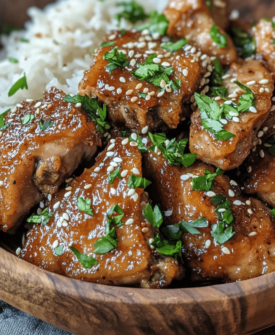 In the realm of comfort food, few dishes can compete with the hearty appeal of Honey-Garlic Chicken Thighs. This delectable recipe marries the sweet, sticky allure of honey with the robust, savory punch of garlic, creating a dish that tantalizes the taste buds and warms the soul. The umami depth provided by soy sauce elevates the flavor profile, ensuring every bite is a harmonious blend of sweetness, richness, and depth.