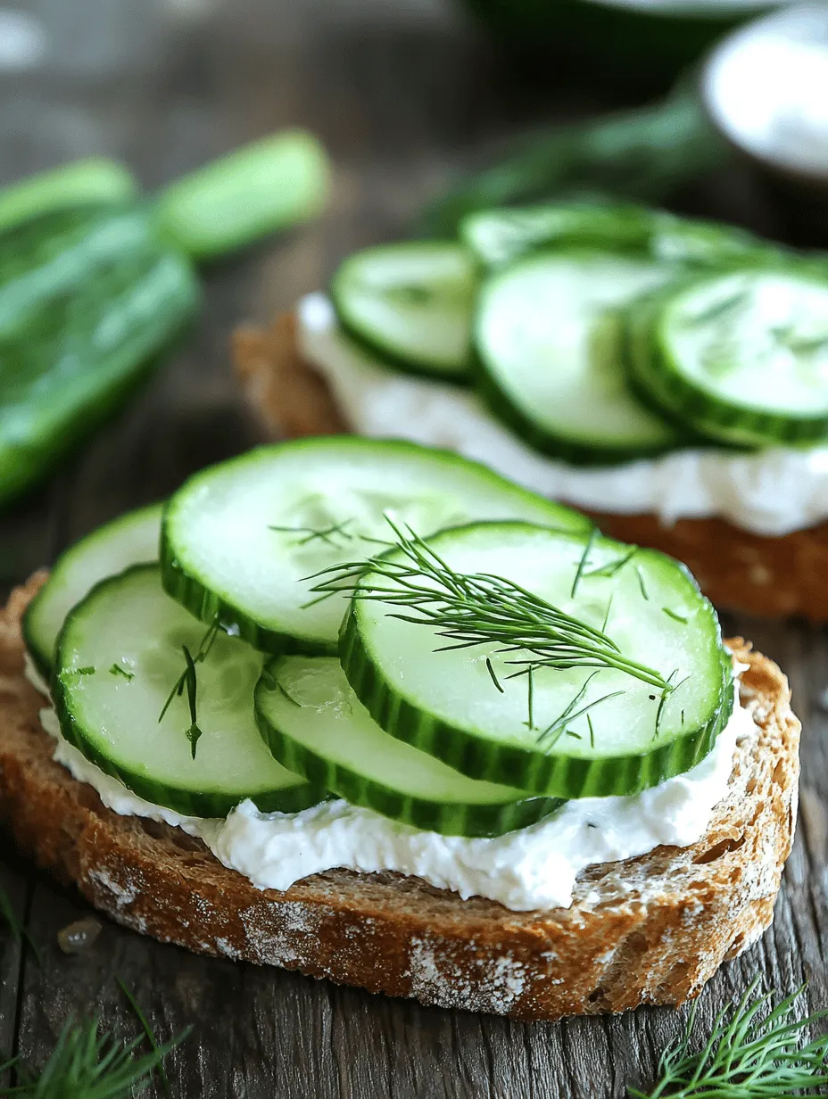 To truly appreciate the Crunchy Fresh 1-Minute Cucumber Sandwich, it’s important to delve into its key ingredients, which are not only simple but also packed with health benefits.