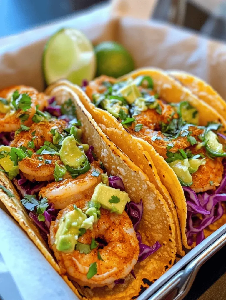 Shrimp and avocado tacos are a delightful fusion of flavors and textures that have gained popularity in recent years, offering a delicious and healthy meal option for taco lovers everywhere. These tacos are not only visually appealing but also incredibly satisfying, thanks to the combination of tender shrimp, creamy avocado, and an array of fresh toppings. The vibrant flavors and the ease of preparation make them an ideal choice for a quick weeknight dinner or a festive gathering with friends and family.