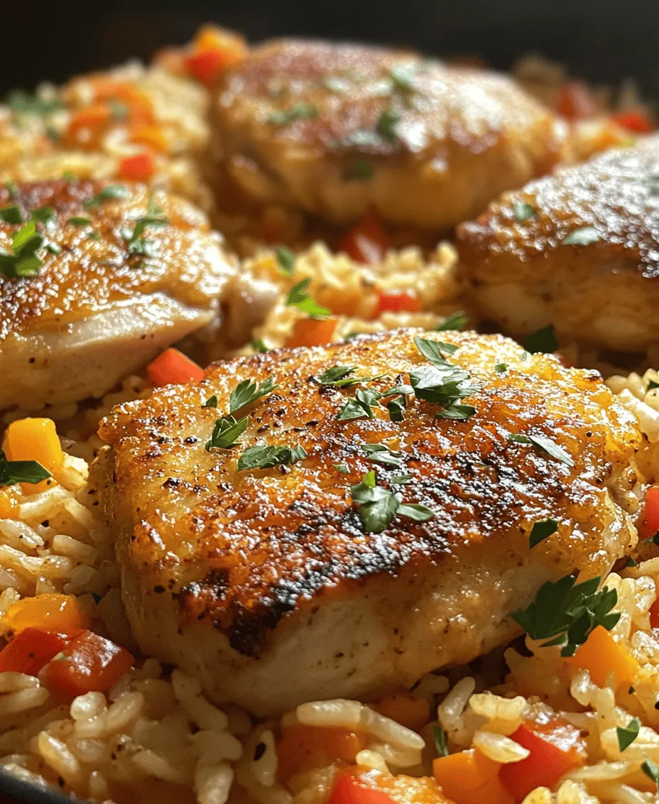 Smothered Chicken and Rice is a quintessential comfort food that warms the heart and satisfies the soul. This dish beautifully combines juicy, flavorful chicken thighs with creamy rice, enhanced by aromatic vegetables and spices. With roots deeply embedded in Southern cuisine, this meal is perfect for family dinners or casual gatherings, bringing both comfort and abundance to any table. The tender chicken, enveloped in a rich, creamy sauce, pairs perfectly with the fluffy rice, making it a dish that everyone loves.