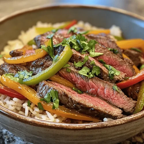 Sizzling Chinese Pepper Steak With Onions is not just a dish; it’s an experience that transports you straight to the bustling streets of China, where flavors dance harmoniously together. This recipe embodies the essence of Chinese cuisine, featuring tender strips of beef, vibrant bell peppers, and aromatic garlic all brought to life in a sizzling hot wok. With its perfect balance of savory, sweet, and slightly spicy flavors, this dish has become a staple in both restaurants and home kitchens around the world.