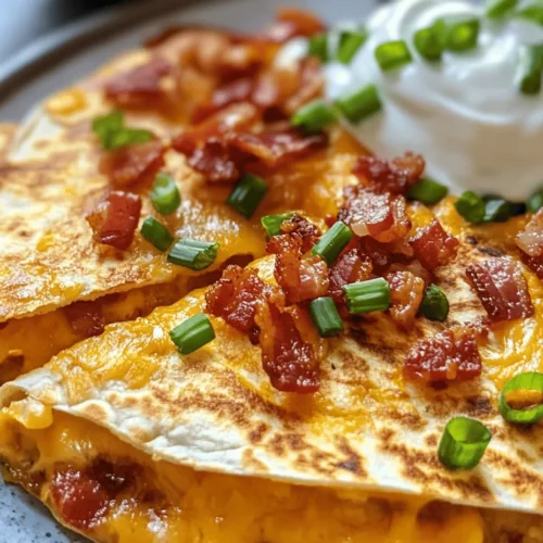 To truly appreciate the deliciousness of Cheesy Bacon Ranch Quesadillas, it's essential to understand the key ingredients that contribute to their mouthwatering appeal. Each component plays a vital role in creating the perfect balance of flavor and texture.