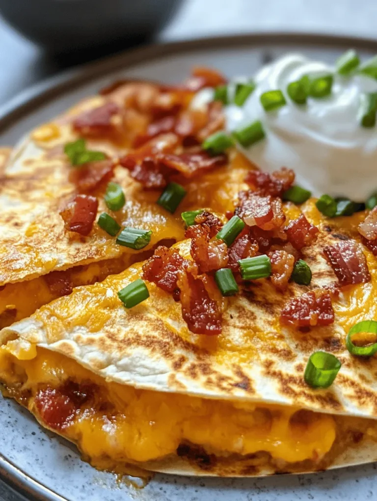 To truly appreciate the deliciousness of Cheesy Bacon Ranch Quesadillas, it's essential to understand the key ingredients that contribute to their mouthwatering appeal. Each component plays a vital role in creating the perfect balance of flavor and texture.