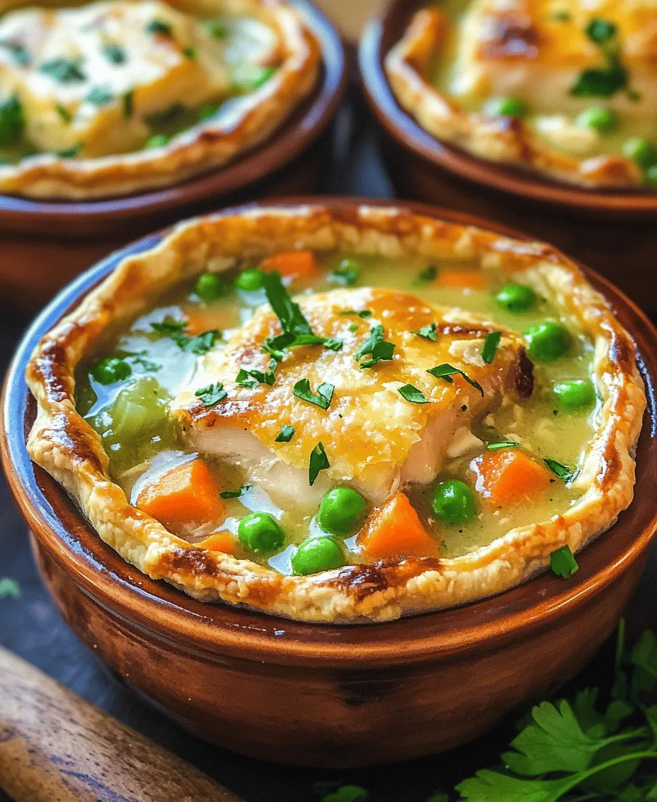 Chicken pot pie has a storied background that dates back centuries. Its origins are rooted in the culinary traditions of ancient civilizations, where meats were encased in pastry to preserve them and make them portable. The modern iteration of chicken pot pie emerged in the United States during the 19th century, evolving from English and French recipes. While the classic dish is characterized by its flaky crust and creamy filling, chicken pot pie soup represents a delightful twist that retains the essence of the original while providing a lighter, more comforting experience.