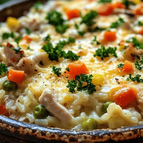 When it comes to comfort food, few dishes can rival the hearty satisfaction of a well-made casserole. The "Creamy Dreamy Chicken and Rice Casserole" is a quintessential example, combining tender pieces of chicken, wholesome brown rice, and a melty, creamy sauce that envelops everything in rich flavors. This dish is not just about taste; it’s also about the warmth and nostalgia it brings, evoking memories of family dinners and cozy evenings spent at home.