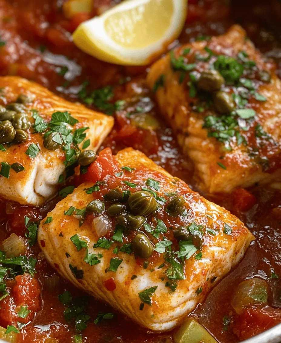 Braised Fish with Spicy Tomato Sauce is a dish that captures the essence of comfort food while delivering a burst of vibrant flavors that tantalize the taste buds. This dish is not only a delight to savor but also a feast for the eyes, with its rich, red sauce enveloping perfectly cooked fish fillets. The allure of this recipe lies in its simplicity and the use of fresh ingredients, which play a pivotal role in enhancing the overall flavor profile. By utilizing seasonal and high-quality produce, you can elevate this dish to new heights, ensuring that each bite is a harmonious blend of taste and texture.