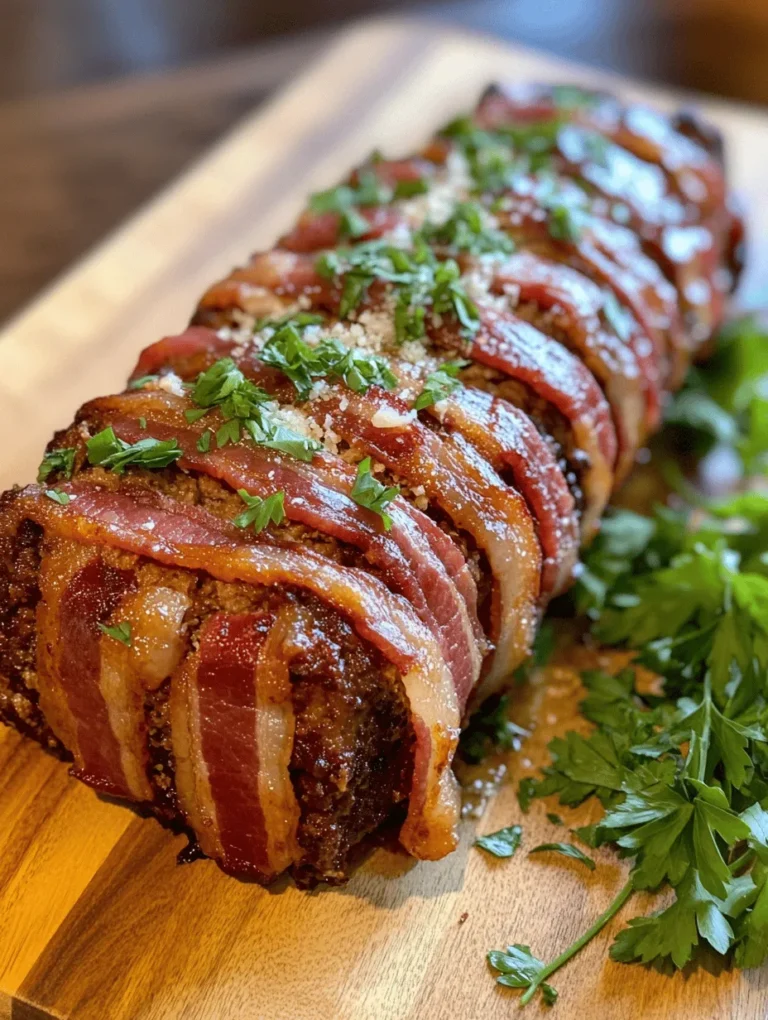 If you're looking for a dish that embodies comfort food at its finest, look no further than BBQ Bacon Wrapped Meatloaf. This hearty recipe combines the rich, savory flavors of ground beef and pork, enhanced by an array of delicious ingredients, all wrapped in crispy bacon. Not only does this meatloaf offer a delightful taste experience, but it also provides a satisfying texture that will impress even the most discerning diners.