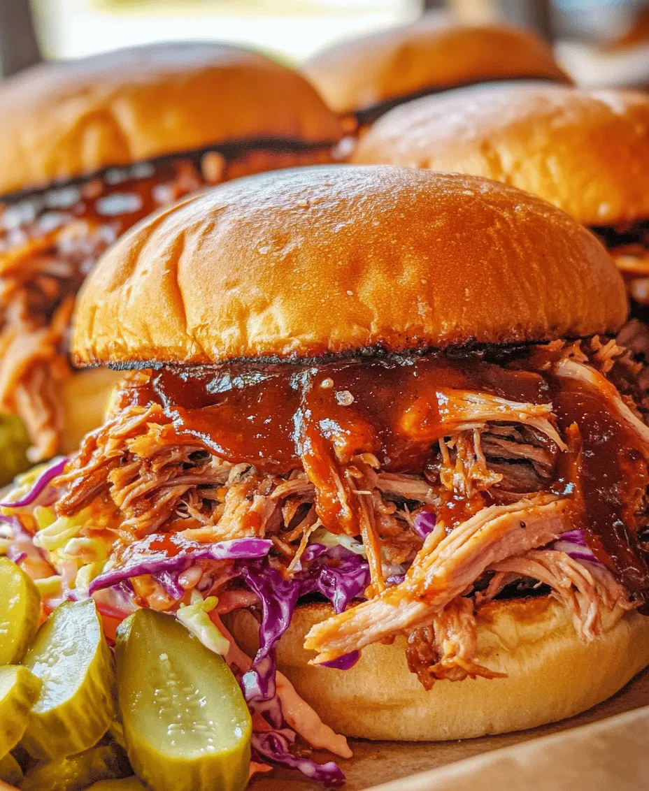 Understanding the art of BBQ pulled pork is essential for any grill master or home cook aiming to impress at their next gathering. This ultimate BBQ pulled pork sandwich recipe transforms a simple pork shoulder into a flavor-packed delight that melts in your mouth. The magic lies not only in the choice of ingredients but also in the slow-cooking technique that allows the meat to absorb a blend of spices, resulting in a tender and juicy dish. Perfect for family dinners, backyard barbecues, or casual get-togethers, pulled pork sandwiches are a crowd-pleaser that everyone can enjoy.