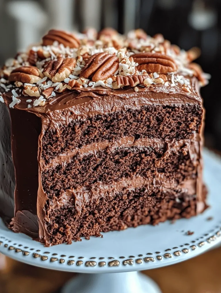 If there's a dessert that embodies indulgence and nostalgia, it's the German Chocolate Cake. This rich, layered cake is not just a treat for the taste buds but also a journey through its fascinating history and unique flavor profile. Originating in the United States—despite its name—German Chocolate Cake is a delightful confection that features a luscious chocolate cake, typically filled and topped with a decadent coconut-pecan frosting. The cake balances sweet and nutty flavors, creating a unique blend that leaves a lasting impression.