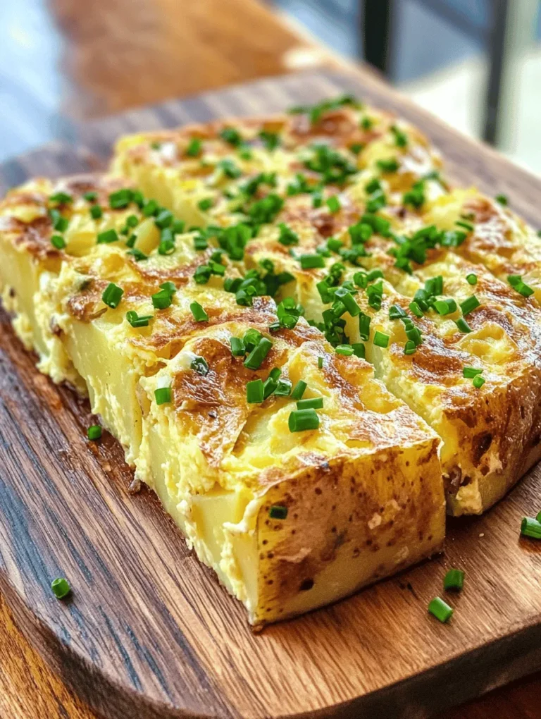 Tortilla Española, also known as Spanish omelet, is a beloved dish that holds a significant place in Spanish cuisine. This simple yet sophisticated dish is revered for its versatility and heartiness, often served as a staple in Spanish households. Traditionally made with just a few core ingredients—potatoes, onions, and eggs—Tortilla Española can be enjoyed at any time of the day, whether as a quick breakfast, a light lunch, or a vibrant addition to a tapas spread.