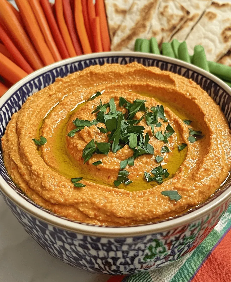 Hummus, a beloved Middle Eastern dip, has gained immense popularity worldwide for its creamy texture and rich flavor. Traditionally made from blended chickpeas, tahini, olive oil, lemon juice, and garlic, this versatile spread is a staple in Mediterranean cuisine. But within the vast realm of hummus varieties, one stands out for its vibrant color and smoky flavor: roasted red pepper hummus. This delightful twist on the classic recipe introduces roasted red peppers into the mix, enhancing the dip's flavor profile and making it an irresistible addition to any meal or snack.