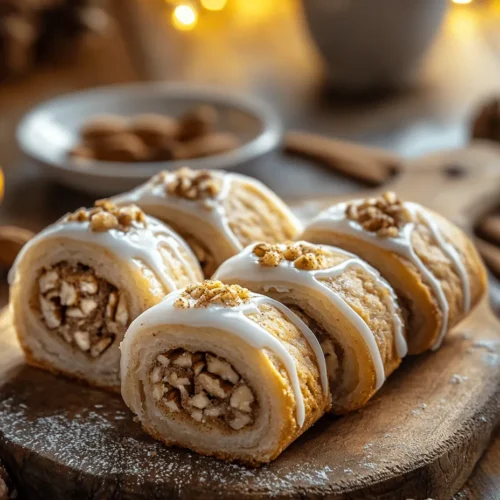 Welcome to the delightful world of Italian Nut Roll Cookies! These exquisite treats are a splendid tribute to Italian culinary traditions, showcasing a wonderful balance of rich flavors and tender textures. Known for their signature rolled appearance and nutty filling, Italian Nut Roll Cookies are not just desserts; they embody the warmth of family gatherings and festive celebrations. Picture the aroma of freshly baked cookies wafting through your kitchen, inviting friends and family to indulge in their sweetness. The joy of baking these cookies at home brings a sense of nostalgia and connection, as each bite transports you to the heart of Italy. Whether you’re preparing for a holiday feast or simply looking for a comforting snack, these cookies are sure to impress.