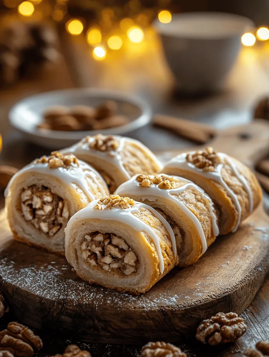 Welcome to the delightful world of Italian Nut Roll Cookies! These exquisite treats are a splendid tribute to Italian culinary traditions, showcasing a wonderful balance of rich flavors and tender textures. Known for their signature rolled appearance and nutty filling, Italian Nut Roll Cookies are not just desserts; they embody the warmth of family gatherings and festive celebrations. Picture the aroma of freshly baked cookies wafting through your kitchen, inviting friends and family to indulge in their sweetness. The joy of baking these cookies at home brings a sense of nostalgia and connection, as each bite transports you to the heart of Italy. Whether you’re preparing for a holiday feast or simply looking for a comforting snack, these cookies are sure to impress.