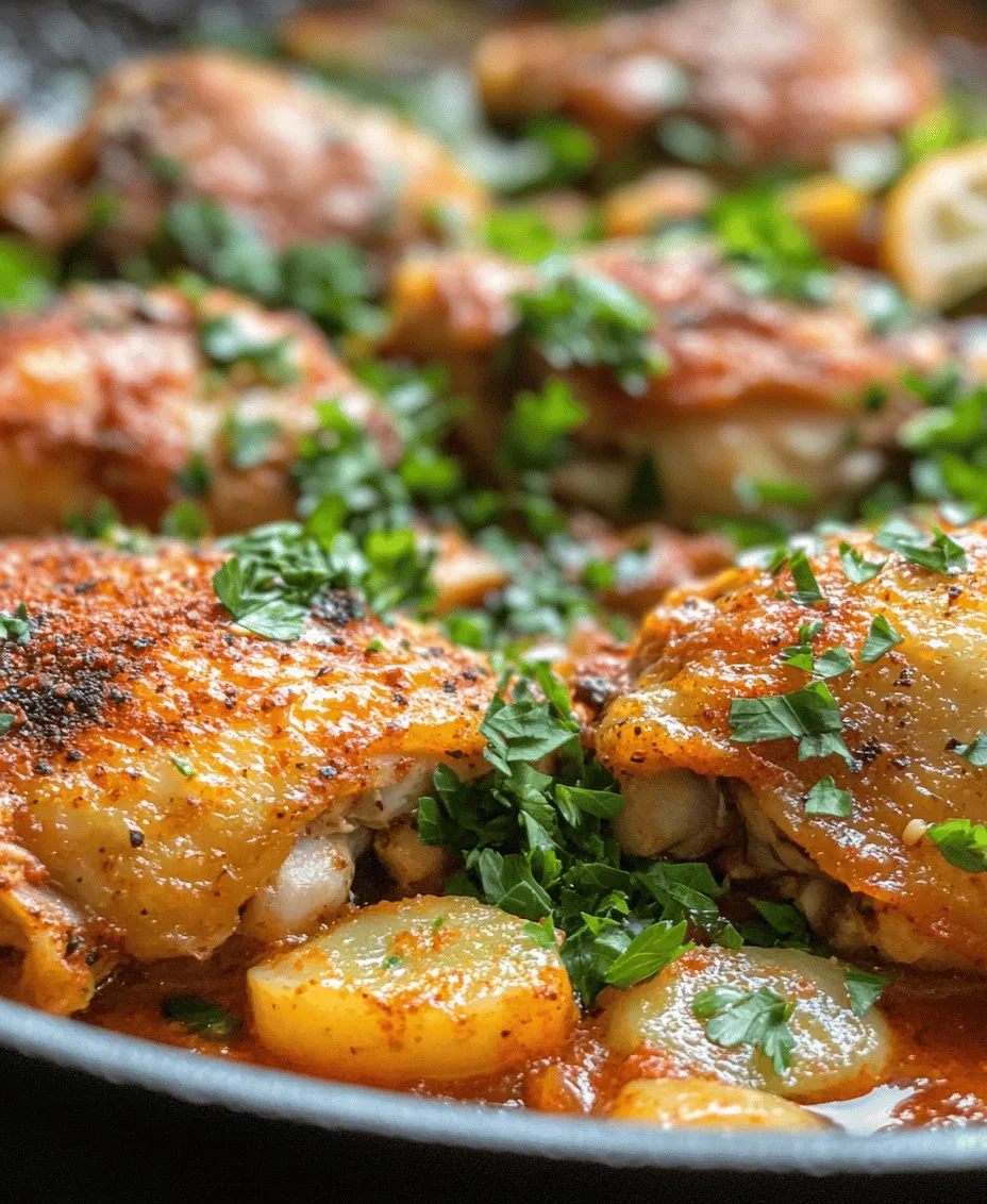 When it comes to effortless yet impressive meals, sizzling skillet chicken thighs should be at the top of your list. This dish transforms a handful of simple ingredients into a mouth-watering feast that not only tantalizes the taste buds but also provides a comforting and satisfying experience. Chicken thighs, known for their rich flavor and tenderness, serve as the perfect canvas for a variety of seasonings and cooking techniques. Whether you're whipping up a quick weeknight dinner or planning a special occasion meal, this recipe is versatile enough to shine in any setting.