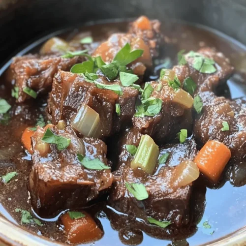 In the realm of slow-cooked dishes, few recipes can rival the rich, complex flavors found in a well-prepared oxtail dish. This culinary gem, often overlooked, transforms into a succulent delight when slow-cooked, making it a perfect choice for family gatherings or intimate dinners. The Savory Slow Cooker Oxtail Delight is not only a feast for the palate but also a heartwarming meal that fills your home with enticing aromas, inviting everyone to the dining table.