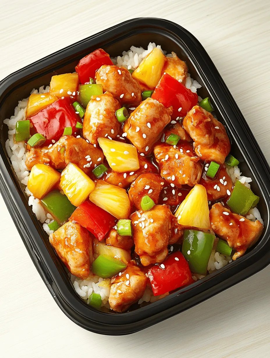 Tropical Sweet and Sour Chicken Delight is a vibrant dish that brings together the rich flavors of chicken, the sweetness of pineapple, and the crunch of bell peppers. This dish is not only visually appealing but also packs a punch when it comes to flavor. The medley of sweet and tangy notes creates a culinary experience that transports you straight to a tropical paradise. Whether you are looking to impress guests at a dinner party or searching for a weeknight family meal, this dish is sure to be a hit.