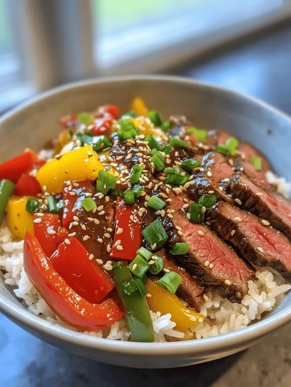 In the realm of quick and satisfying meals, few dishes can compete with the Beef and Pepper Rice Bowl. This vibrant and hearty meal masterfully combines tender beef sirloin with colorful bell peppers, all served atop a bed of fluffy jasmine rice. Not only is this dish a feast for the eyes, but it also tantalizes the taste buds with its perfect balance of savory and fresh flavors. The beauty of the Beef and Pepper Rice Bowl lies in its simplicity, making it an ideal choice for busy weeknights when time is of the essence, yet the desire for a wholesome meal is paramount.