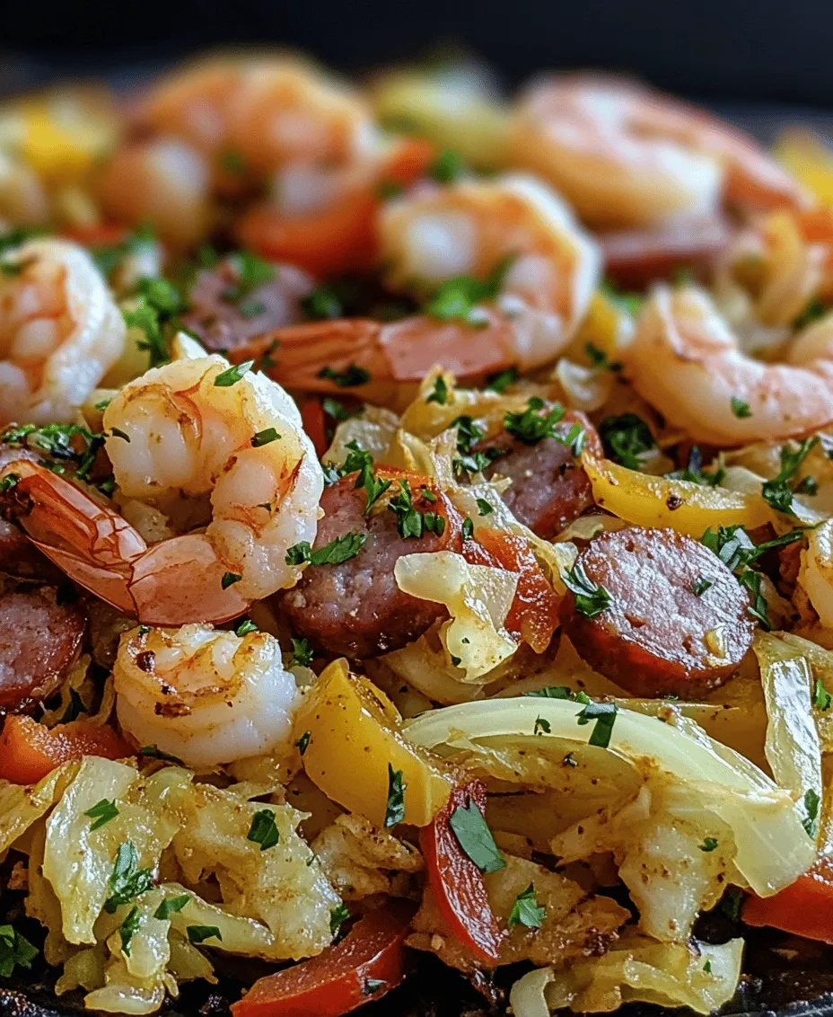 To truly appreciate the Zesty Fried Cabbage with Shrimp & Sausage, it's essential to explore the key components of this dish and understand their unique flavors and health benefits.