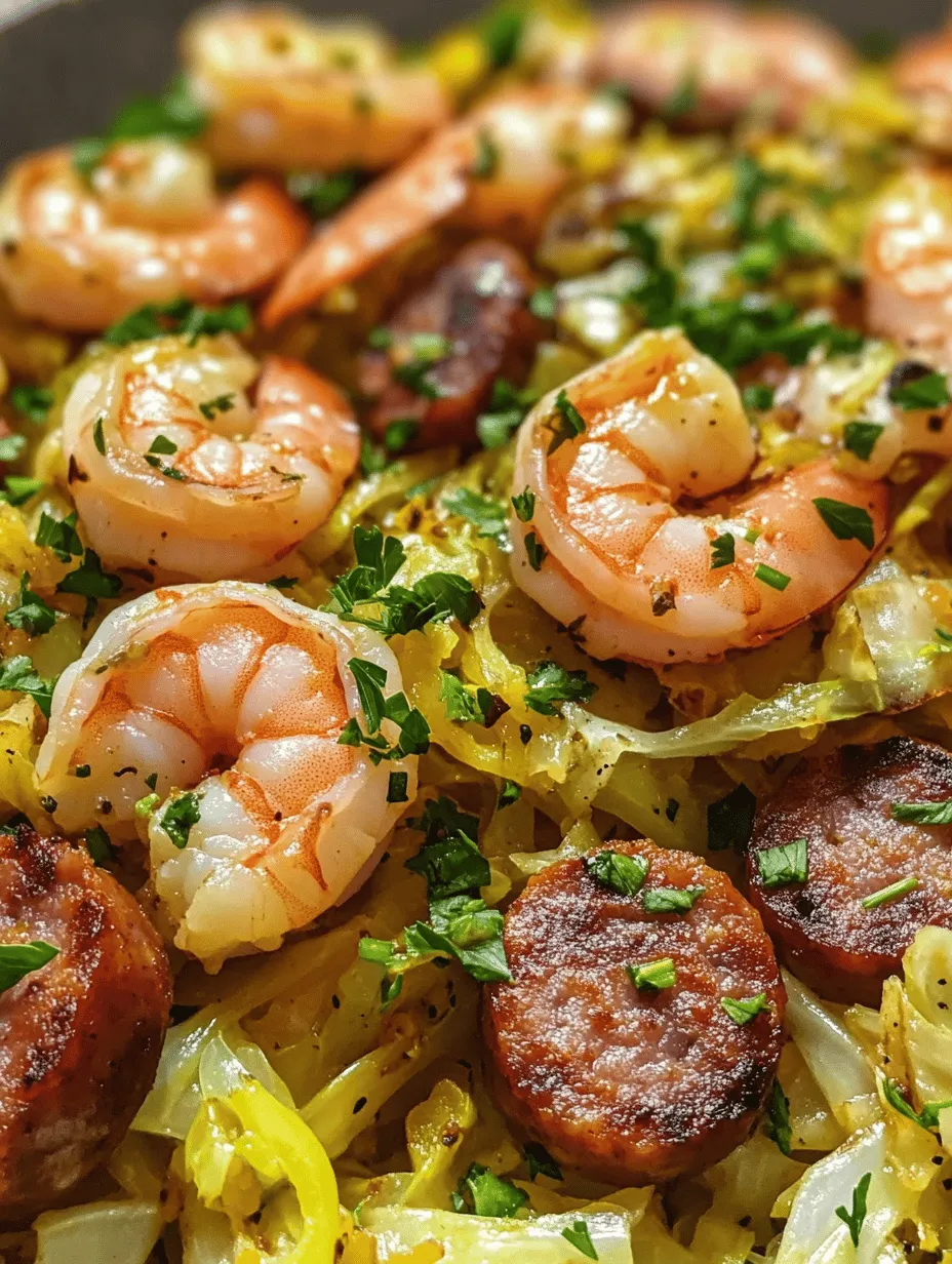 To truly appreciate the Zesty Fried Cabbage with Shrimp & Sausage, it's essential to explore the key components of this dish and understand their unique flavors and health benefits.