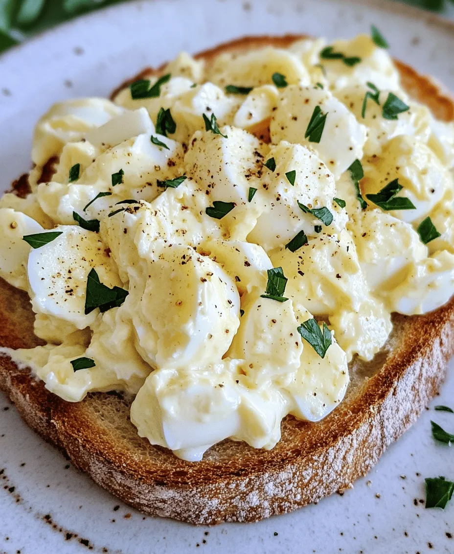 In the vast landscape of quick and easy meals, the classic egg salad stands out as a timeless favorite that has graced dining tables for generations. The 3-Ingredient Egg Salad Delight takes this beloved dish to new heights by simplifying the recipe while maintaining its robust flavor and nutritional value. Perfect for a light lunch, snack, or even a picnic, this egg salad is not only easy to prepare but also versatile enough to cater to various dietary preferences.