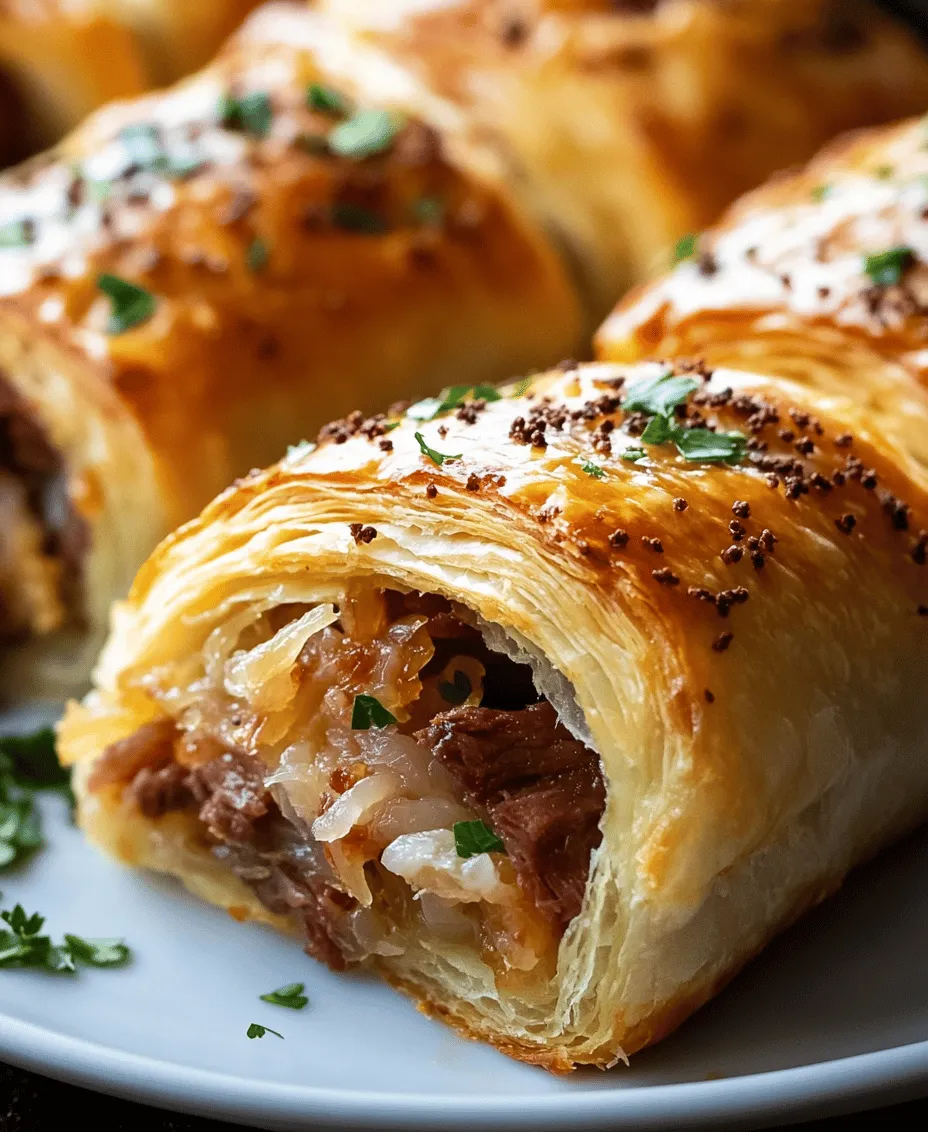 If you're seeking a dish that exudes comfort and flavor, look no further than Classic Corned Beef & Sauerkraut Rolls. This delightful recipe combines the rich, savory taste of corned beef with the tangy crunch of sauerkraut, all wrapped in flaky, golden puff pastry. Whether it's for a festive gathering, a thrilling game day, or a satisfying weeknight dinner, these rolls promise to impress your family and friends.