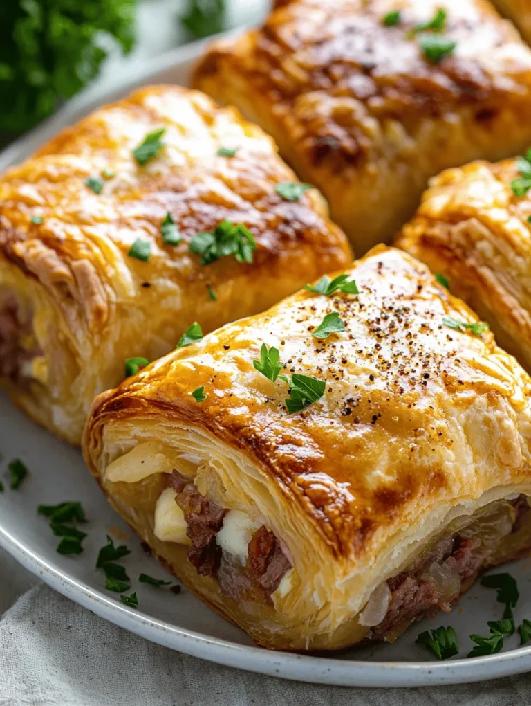 If you're seeking a dish that exudes comfort and flavor, look no further than Classic Corned Beef & Sauerkraut Rolls. This delightful recipe combines the rich, savory taste of corned beef with the tangy crunch of sauerkraut, all wrapped in flaky, golden puff pastry. Whether it's for a festive gathering, a thrilling game day, or a satisfying weeknight dinner, these rolls promise to impress your family and friends.