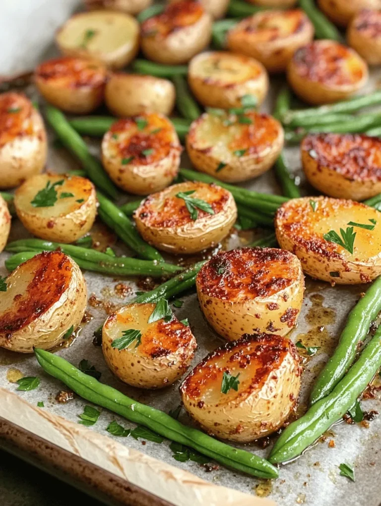 If you're looking for a delightful and easy-to-make side dish that elevates any meal, look no further than Zesty Roasted Ranch Potatoes & Green Beans. This recipe marries the creamy texture of baby potatoes with the crisp freshness of green beans, all enveloped in a zesty ranch seasoning that brings a punch of flavor to your plate. Whether you're serving it alongside grilled chicken, baked fish, or a hearty vegetarian dish, this side is sure to impress.