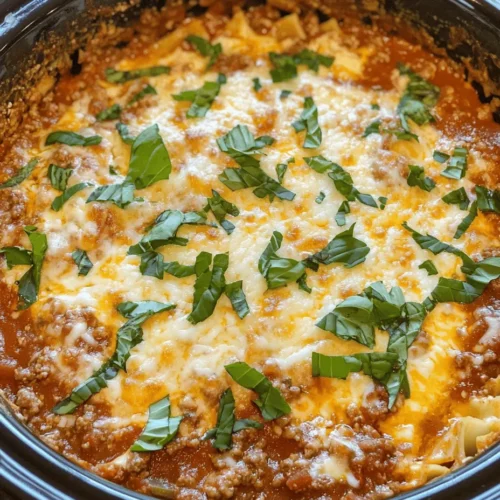 Welcoming the comfort of home-cooked meals, this Cheesy Goodness Crockpot Lasagna recipe captures the essence of Italian cuisine while offering the convenience of slow-cooking. In a world where time is often scarce, this recipe presents a solution for busy families and individuals seeking a hearty meal without the fuss. Layer upon layer of pasta, savory meat, and rich cheeses combine to create a dish that is not only satisfying but also easy to prepare.